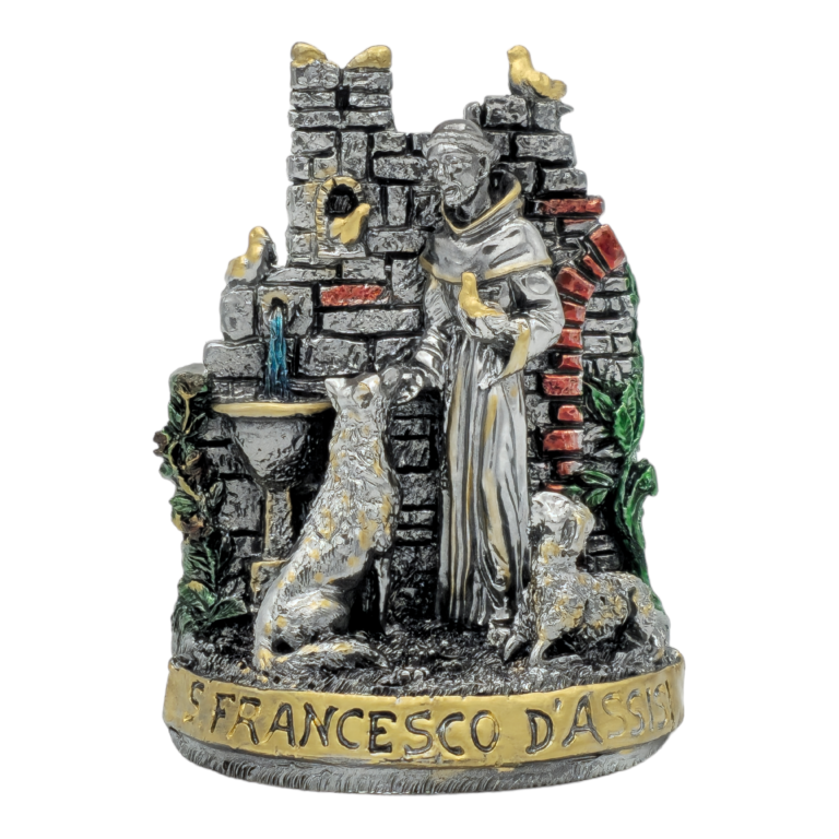 MURETTO SAN FRANCESCO E LUPO COD.0011/ARG