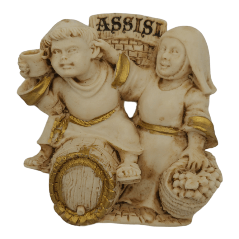 CALAMITA ASSISI FRATICELLI FRATE+SUORA BN