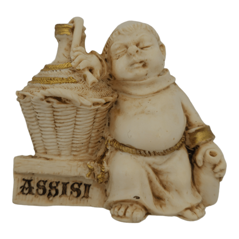 CALAMITA ASSISI FRATICELLI FRATE C.BOTTE E BOTTIGLIA BN