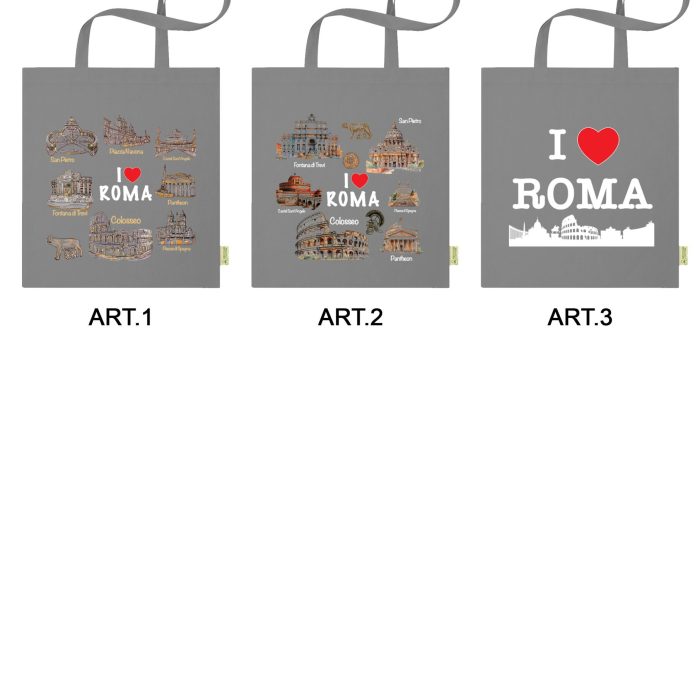 BORSA SHOPPING COLORATA  1751303  GET GRIGIA