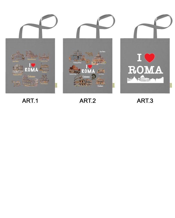 BORSA SHOPPING COLORATA  1751303  GET GRIGIA