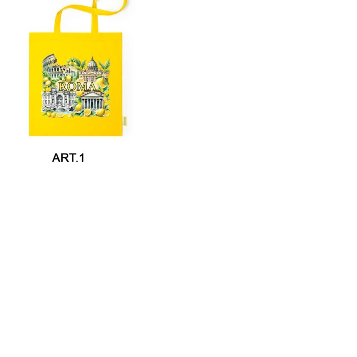 BORSA SHOPPING COLORATA  1751306  GET GIALLA