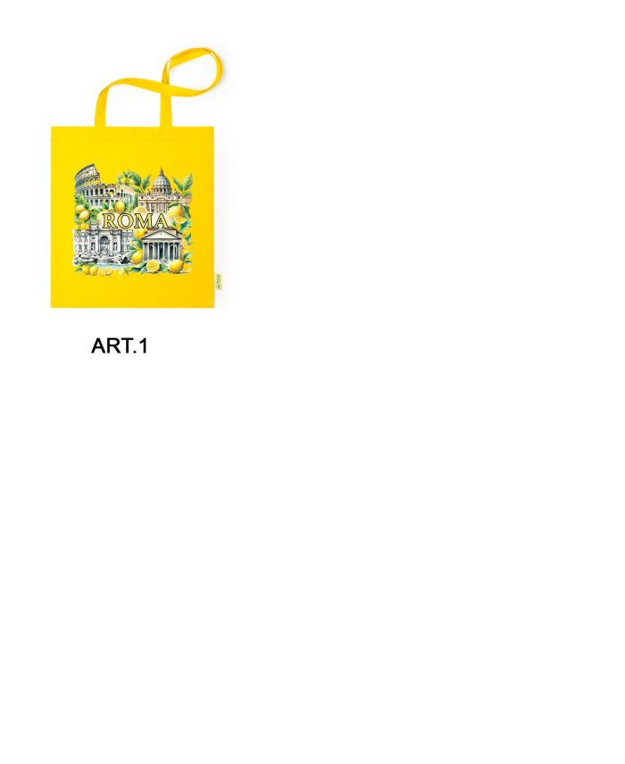 BORSA SHOPPING COLORATA  1751306  GET GIALLA