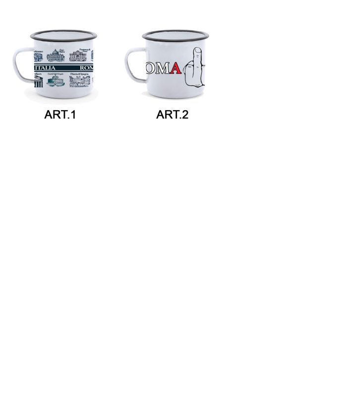 TAZZA METALLO MUG 7415440 GET BIANCO