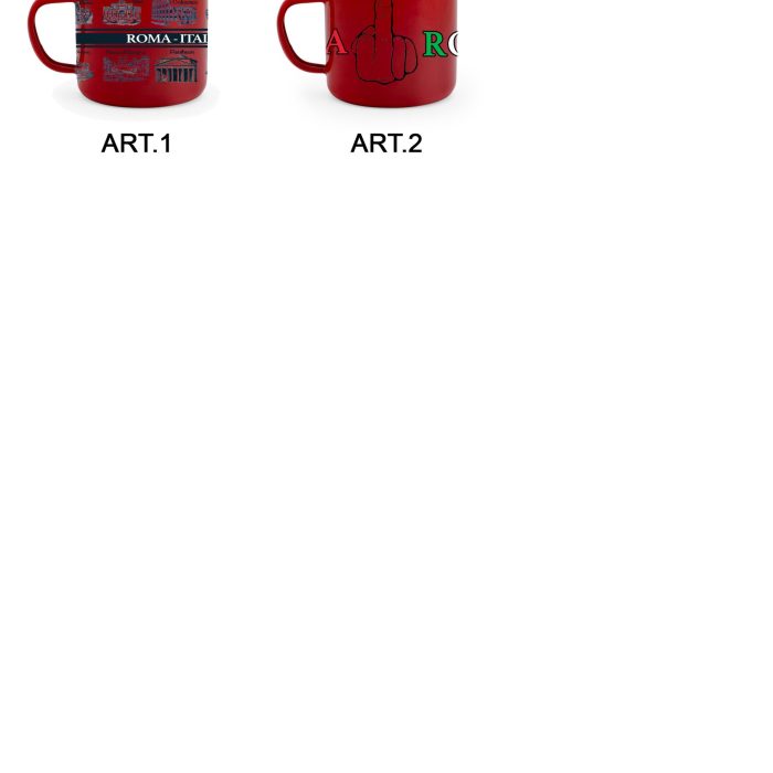 TAZZA METALLO MUG 7415408 GET ROSSO
